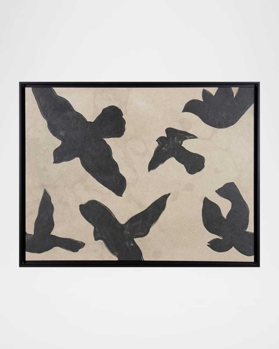"Antique Flock II" Framed Giclee